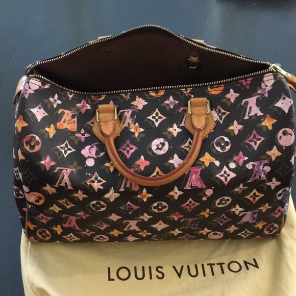 Louis Vuitton Watercolors Aquarelle Speedy 35 - Picture 6 of 6